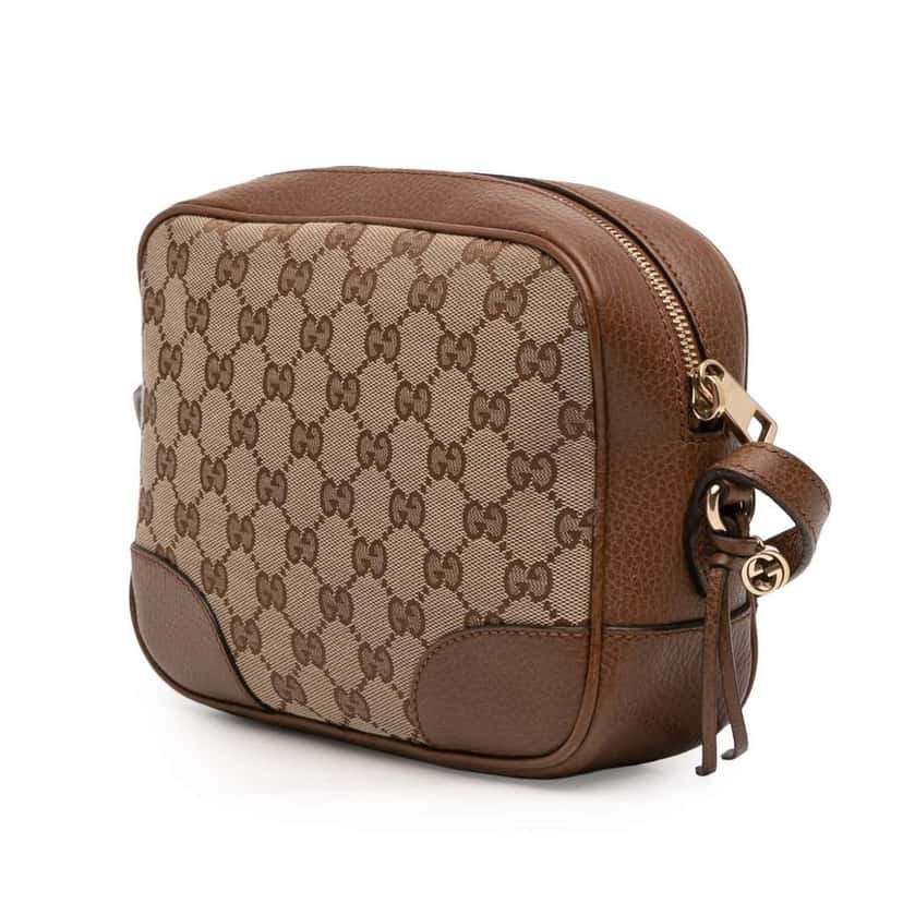 Gucci GG Canvas Bree Crossbody Brown Canvas Good condition - Back View