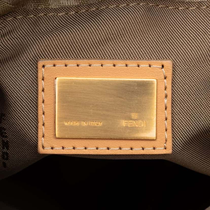 Fendi Zucchino Canvas Tote Brown Canvas Very good condition - Box View