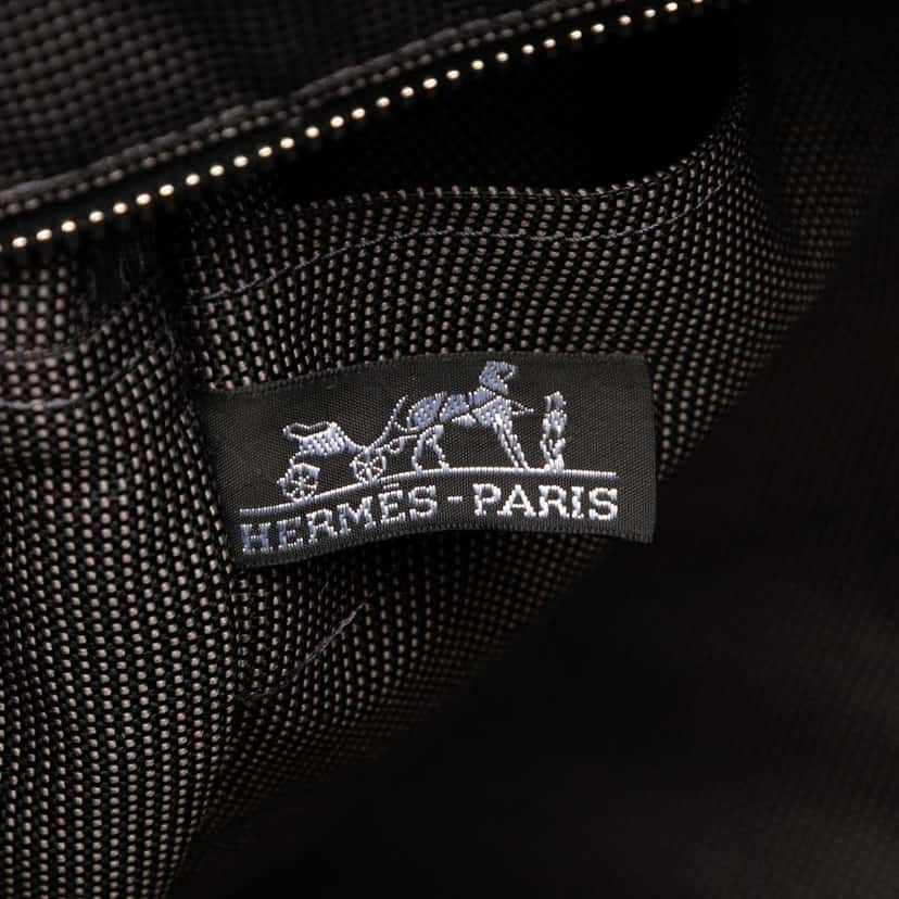 Hermès Canvas Herline GM Grey Canvas Good condition - Box View
