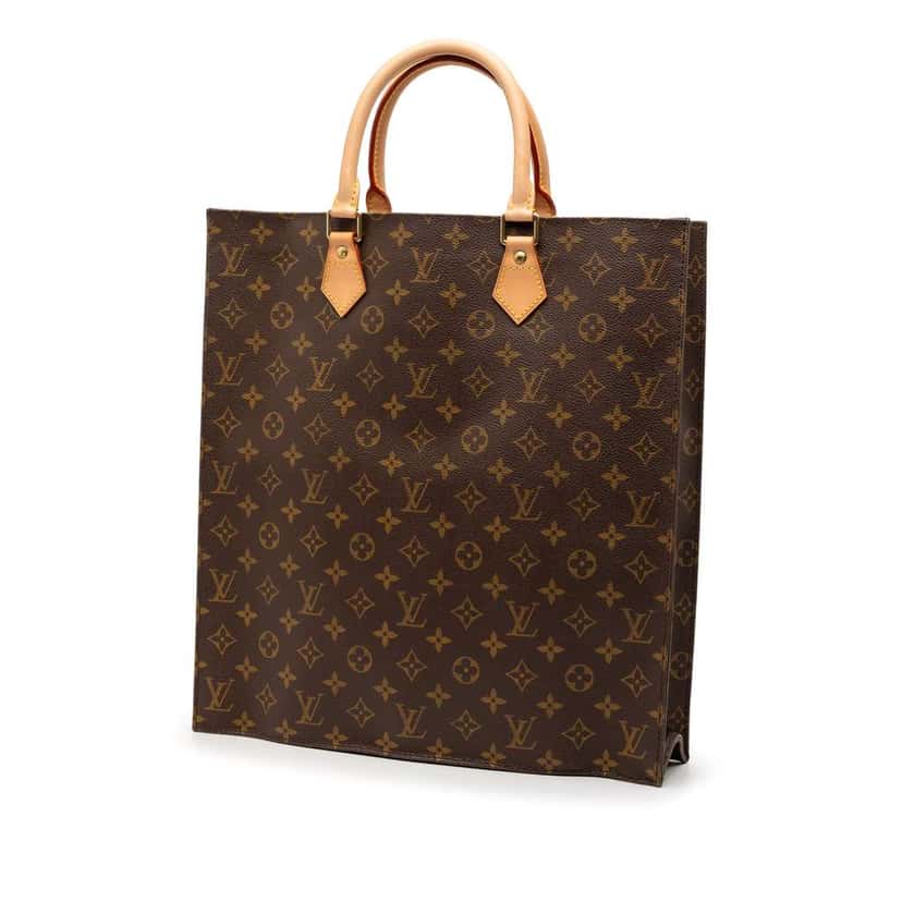 Louis Vuitton Monogram Sac Plat Brown Good condition - Back View