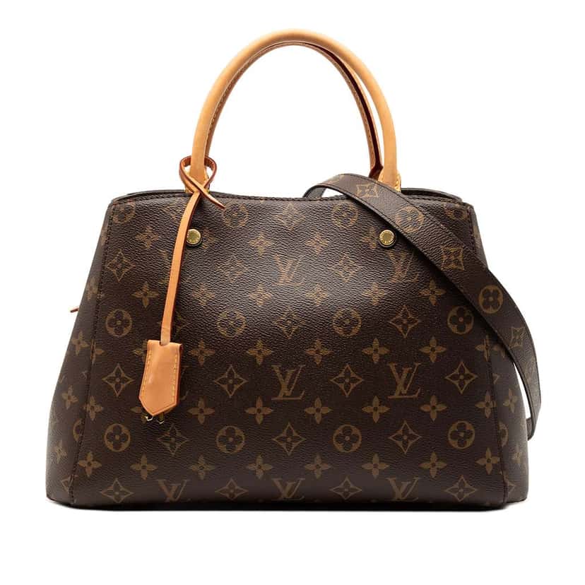 Louis Vuitton Monogram Montaigne MM Brown Good condition - Front View
