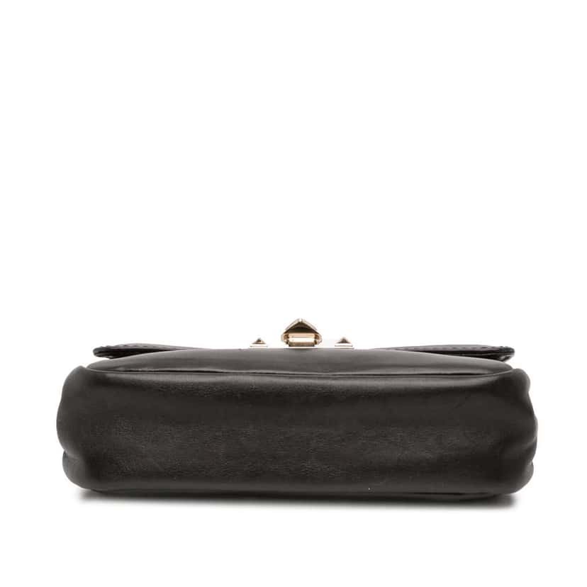 Valentino Small Leather Rockstud Crossbody Black Leather Very good condition - Inside View