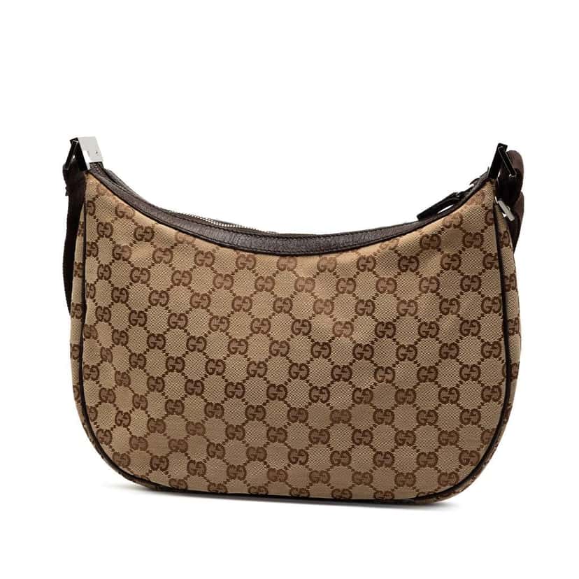 Gucci GG Canvas Crossbody Brown Canvas Good condition - Back View