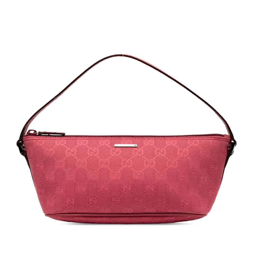 Gucci GG Canvas Boat Red Canvas Good condition - Front View