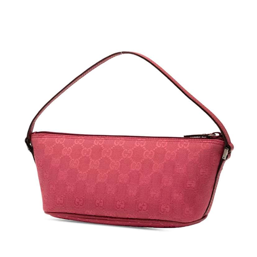 Gucci GG Canvas Boat Red Canvas Good condition - Back View