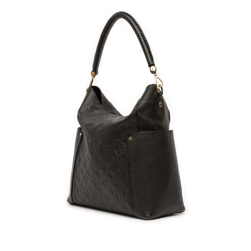Louis Vuitton Monogram Empreinte Bagatelle Black Leather Fair condition - Back View