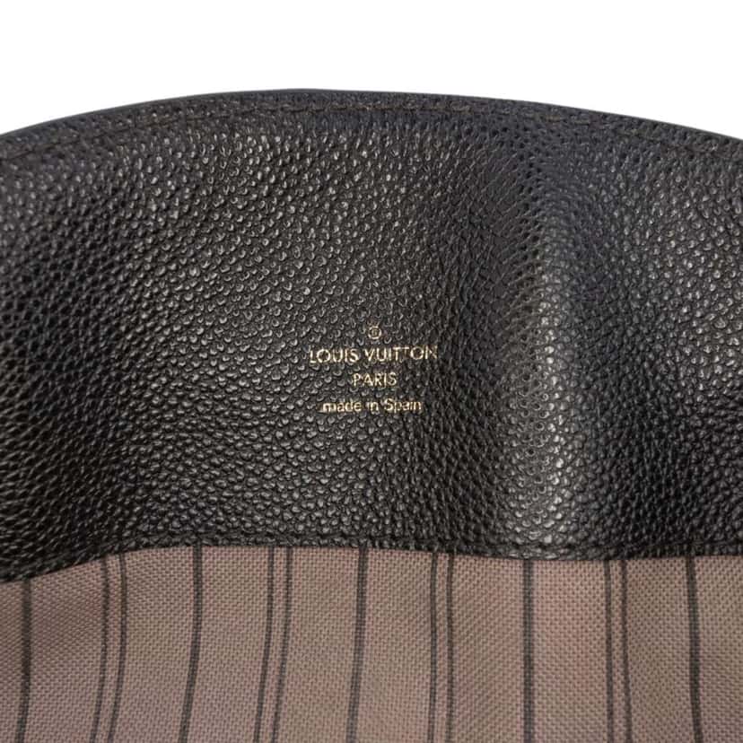 Louis Vuitton Monogram Empreinte Bagatelle Black Leather Fair condition - Box View