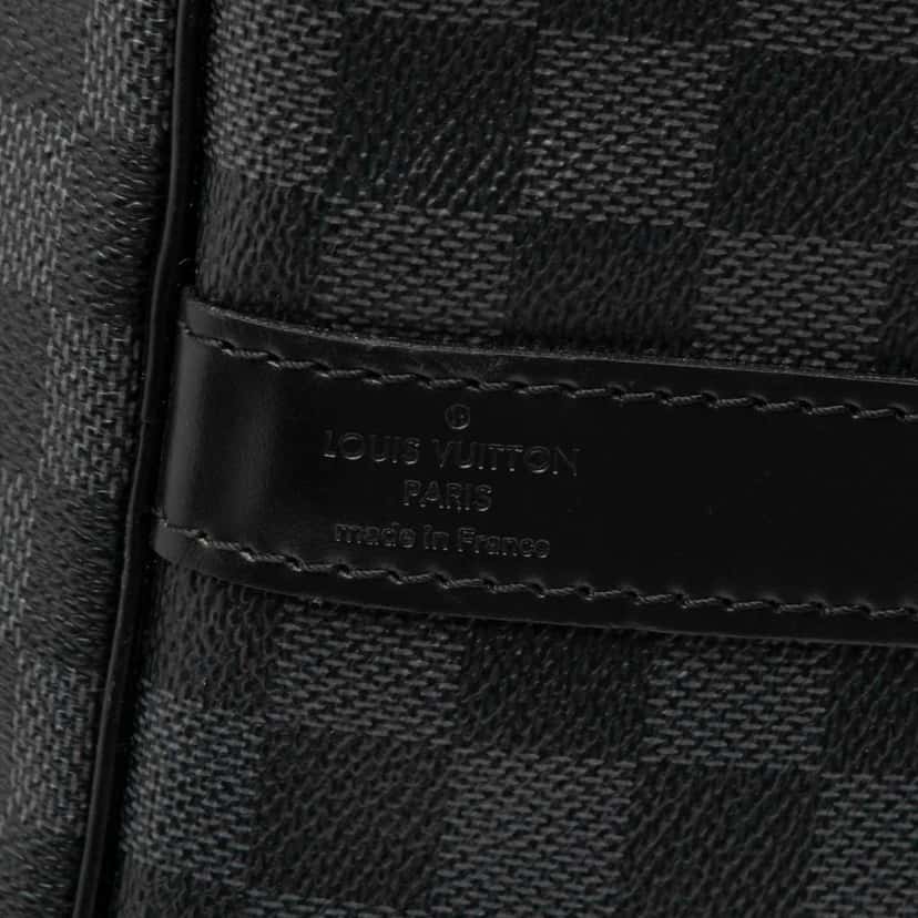 Louis Vuitton Damier Graphite Keepall Bandouliere 55 Grey Good condition - Box View
