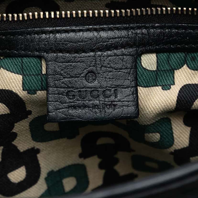 Gucci GG Canvas Jolicoeur Crossbody Black Canvas Good condition - Box View