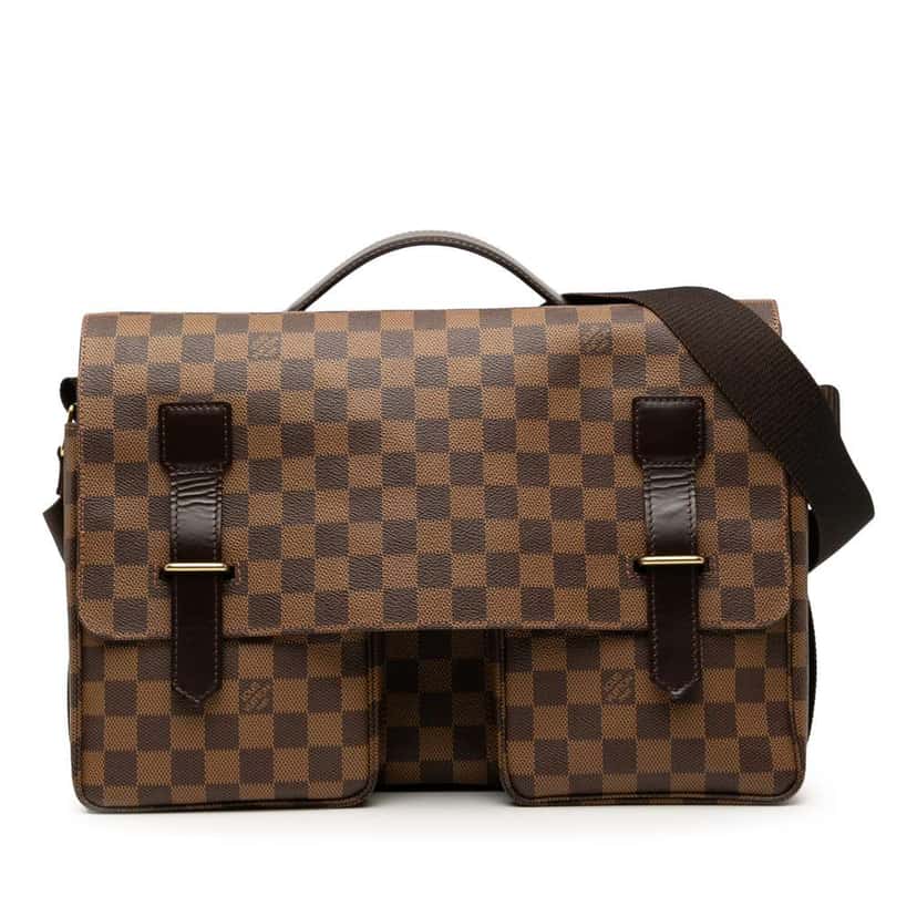 Louis Vuitton Damier Ebene Broadway Brown Good condition - Front View