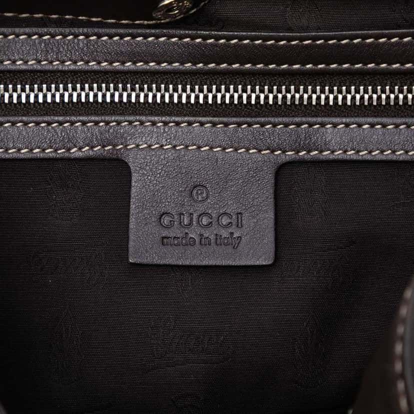 Gucci GG Canvas Match Ball Tote Brown Canvas Good condition - Box View