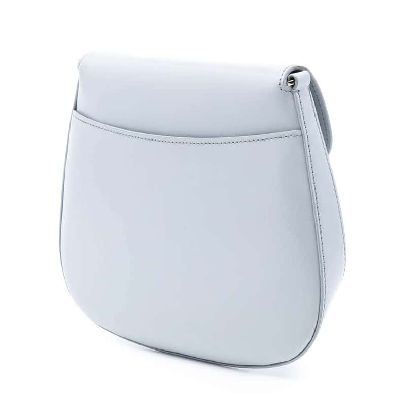 Prada Mini Brushed Leather Cleo Flap Grey Leather Very good condition - Inside View