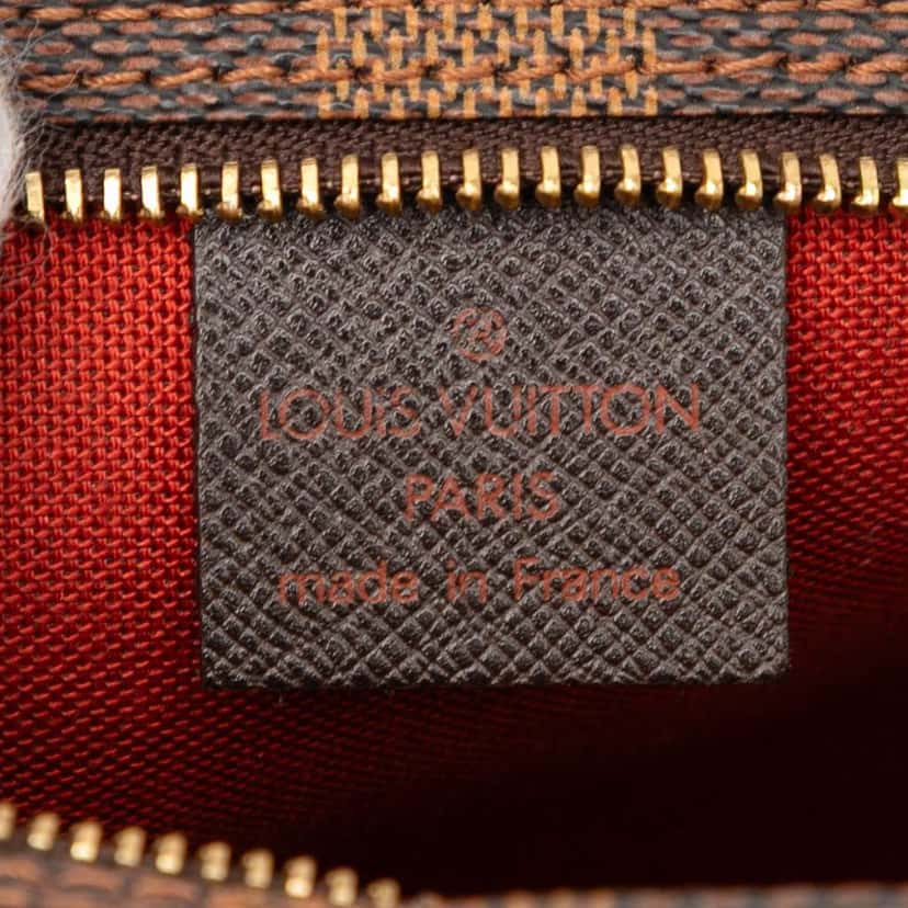 Louis Vuitton Damier Ebene Trousse Pochette Brown Very good condition - Box View