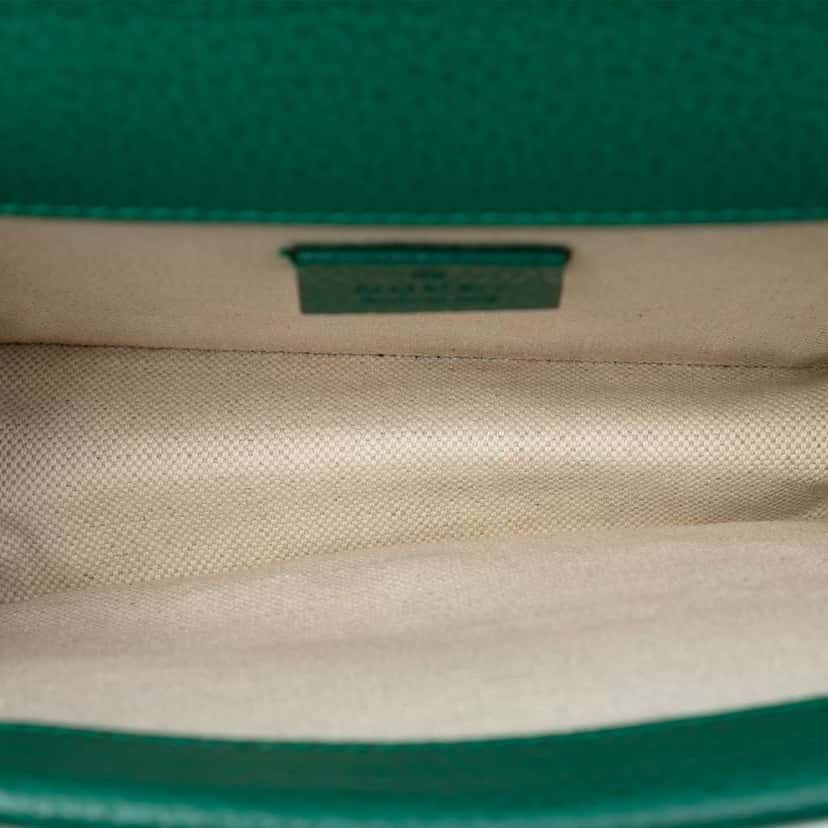 Gucci Small Leather Dionysus Crossbody Green Leather Good condition - Model View