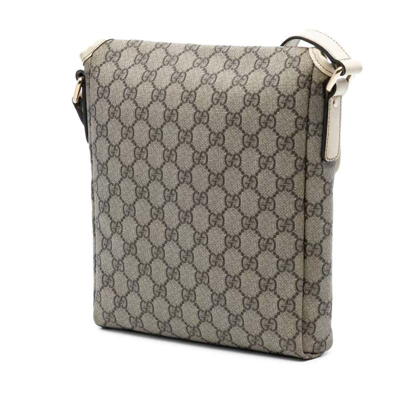 Gucci GG Supreme Crossbody Brown Canvas Very good condition - Back View