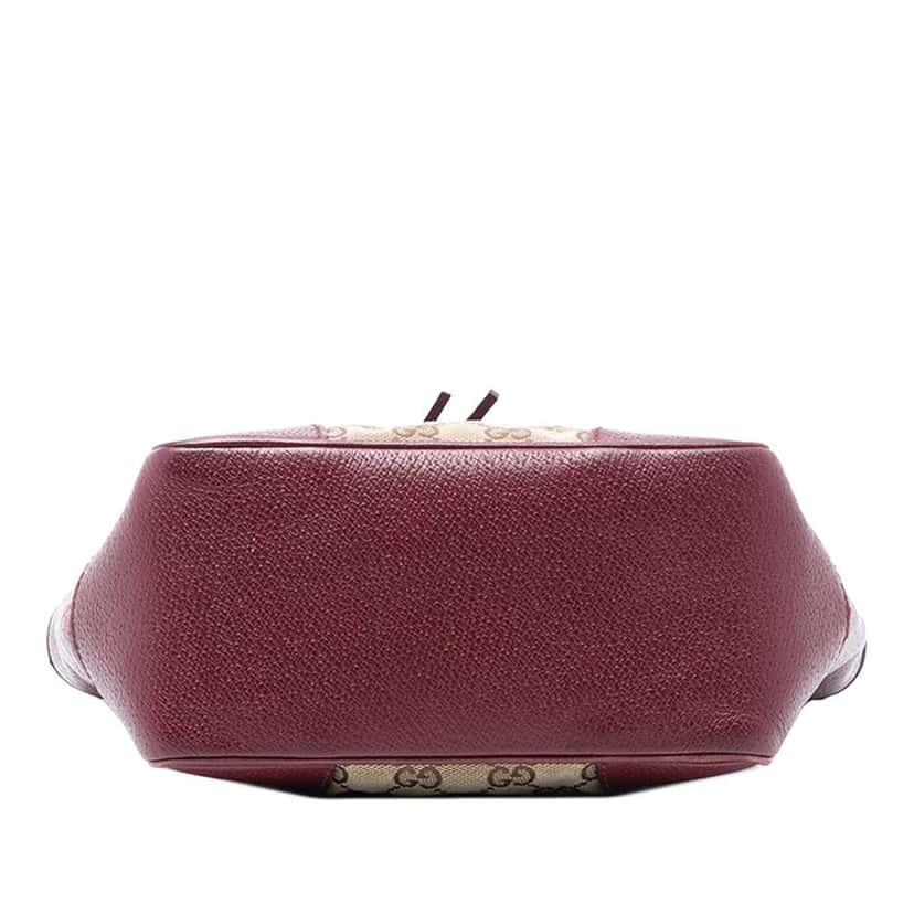 Gucci Small GG Canvas Bree Satchel Brown Canvas Good condition - Inside View