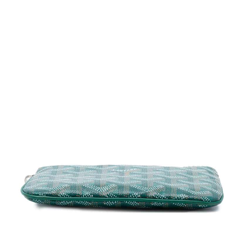 Goyard Mini Goyardine Senat Pochette Green Canvas Good condition - Inside View