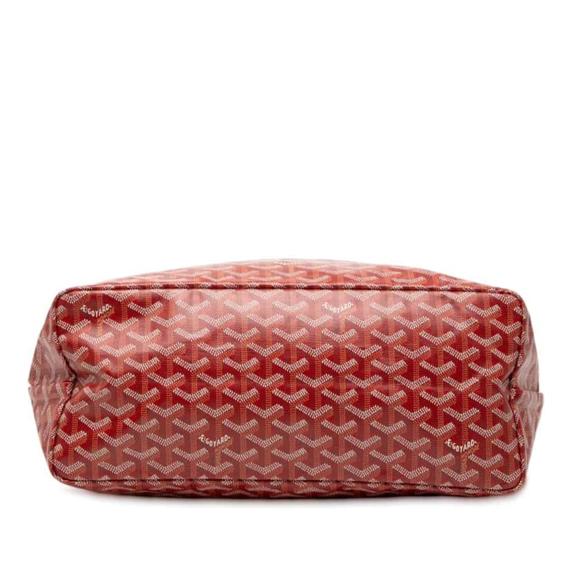 Goyard Goyardine Saint Louis PM Red Canvas Good condition - Inside View