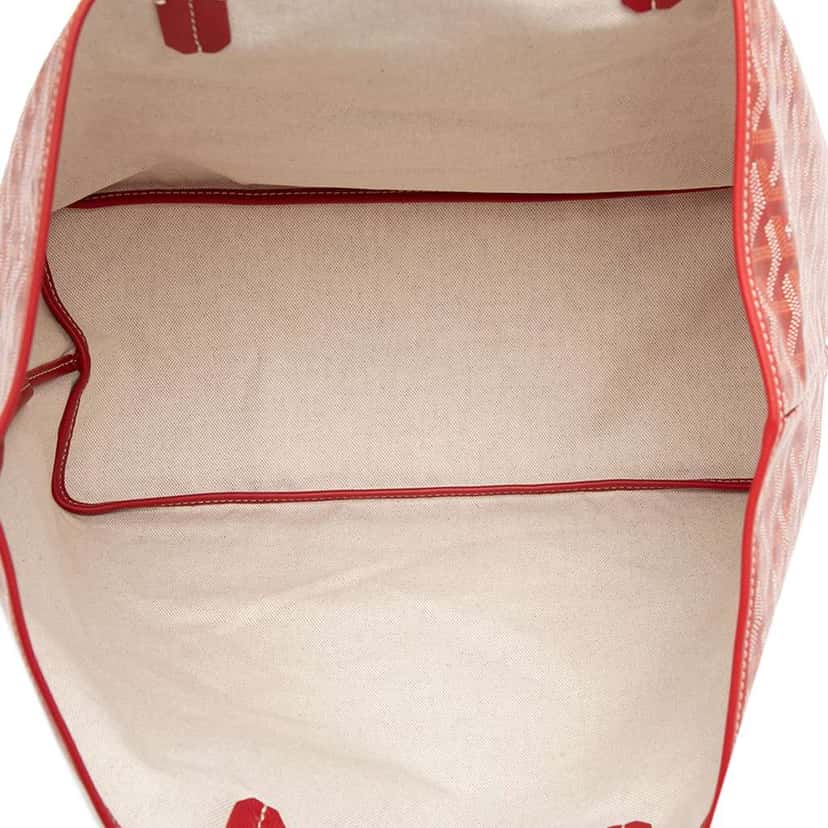 Goyard Goyardine Saint Louis PM Red Canvas Good condition - Model View