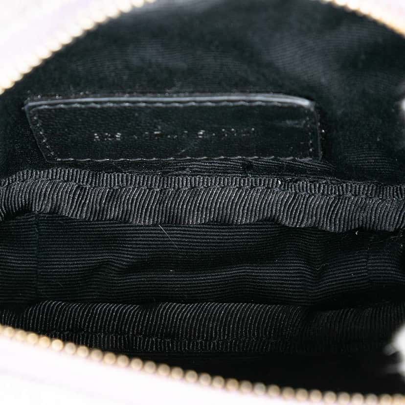 Saint Laurent Baby Matelasse Denim Monogram Lou Camera Bag Purple Denim Very good condition - Model View