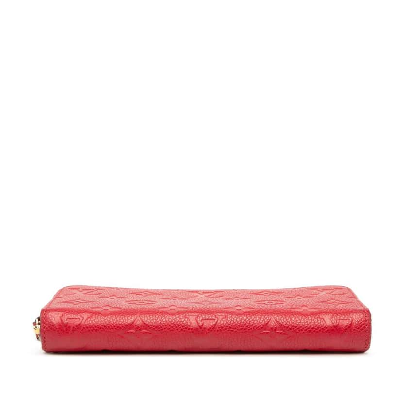 Louis Vuitton Monogram Empreinte Zippy Long Wallet Red Leather Very good condition - Inside View