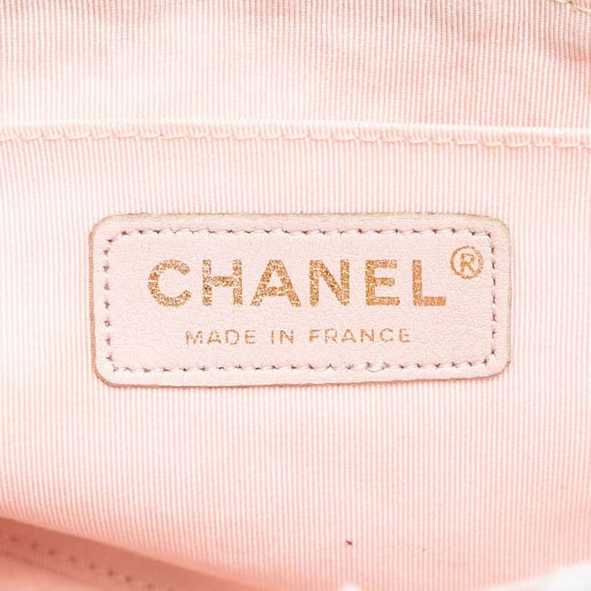 Chanel Medium Classic Tweed Single Flap Pink Tweed Good condition - Box View