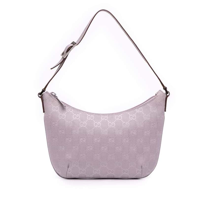 Gucci GG Canvas Shoulder Bag Purple Canvas Good condition - Front View