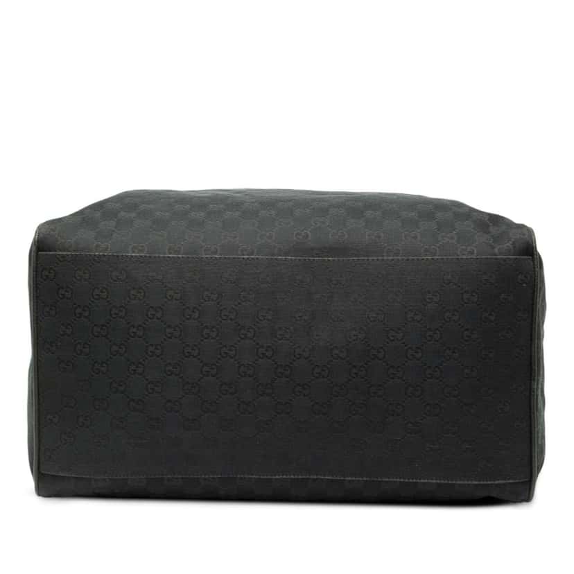Gucci GG Canvas Web Travel Bag Black Canvas Good condition - Inside View