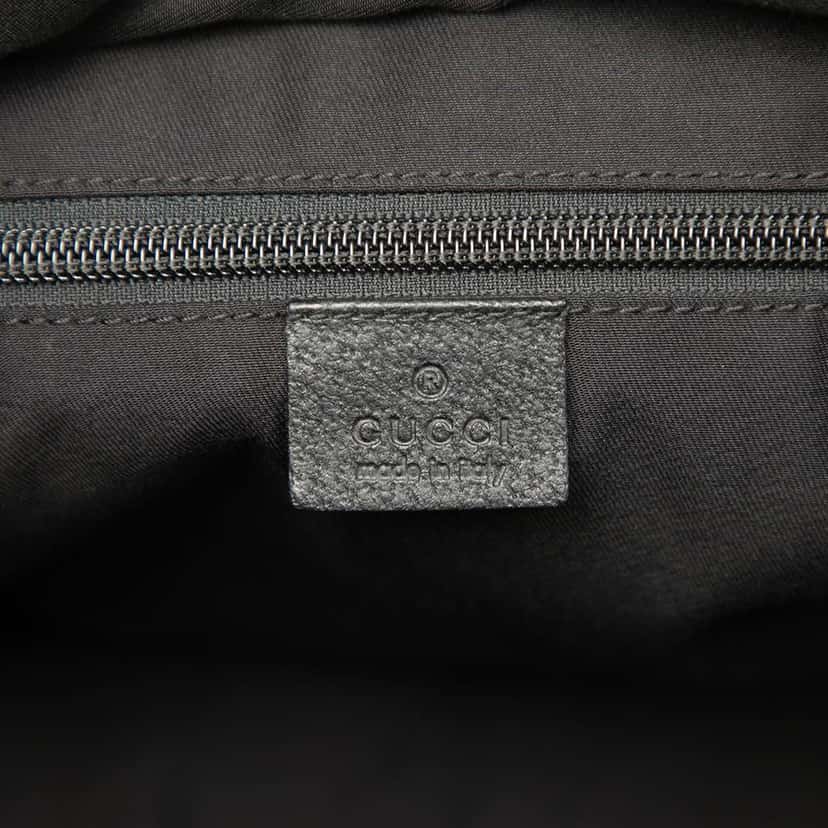 Gucci GG Canvas Web Travel Bag Black Canvas Good condition - Box View