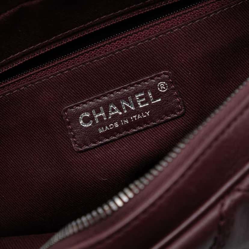 Chanel Paris Edinburgh Medium Calfskin Coco Sporran Flap Red Leather Good condition - Box View