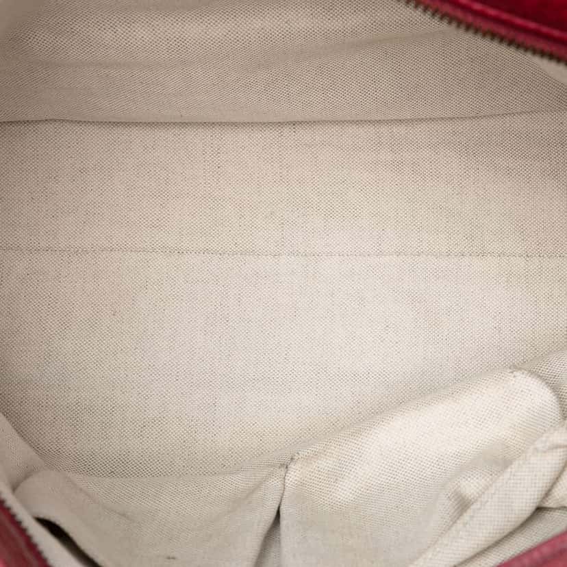 Gucci Medium Leather Miss GG Satchel Red Leather Very good condition - Model View