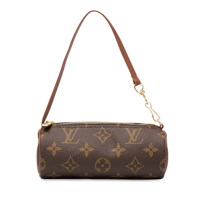 Louis Vuitton Monogram Papillon Pochette Brown Good condition - Front View