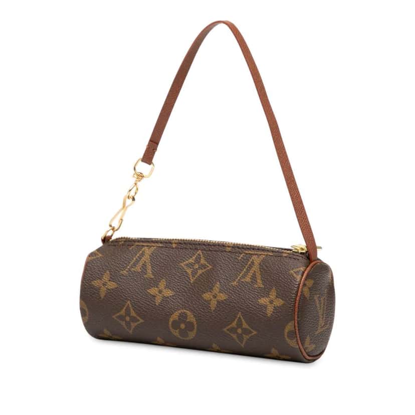 Louis Vuitton Monogram Papillon Pochette Brown Good condition - Back View