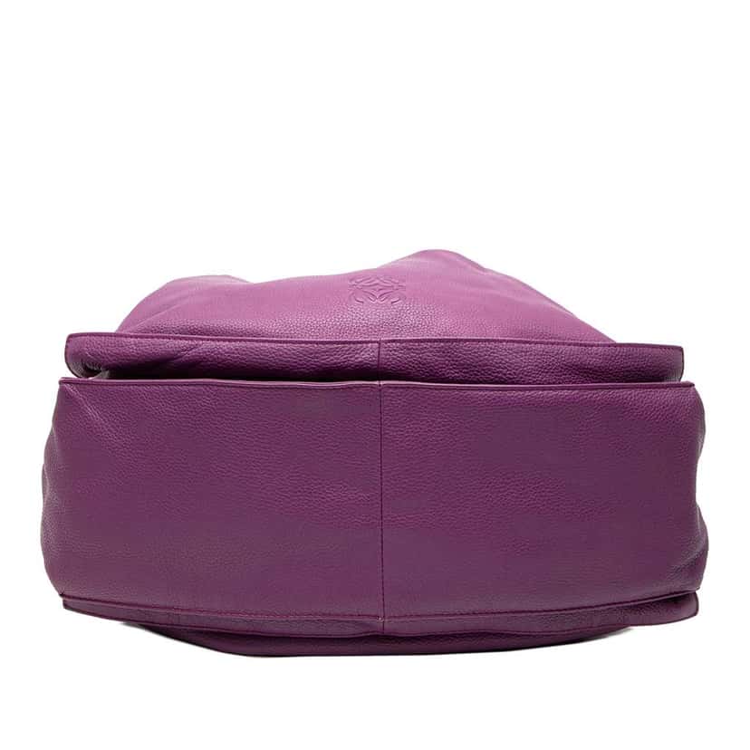 Loewe Calfskin Flamenco Tassel 36 Purple Leather Very good condition - Inside View
