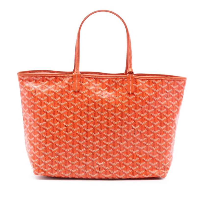 Goyard Goyardine Saint Louis PM Orange Canvas Very good condition - Front View