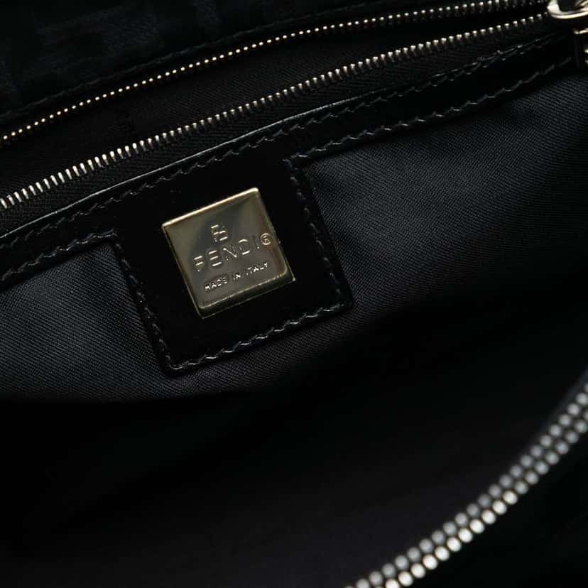 Fendi Zucca Canvas Tote Black Canvas Very good condition - Box View