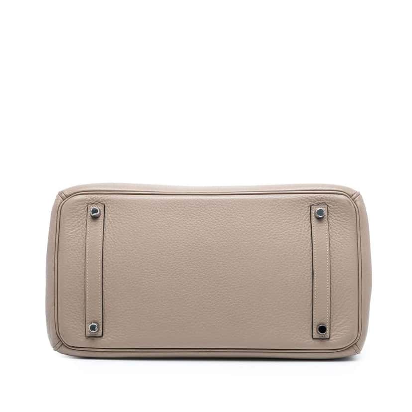 Hermès Togo Birkin Retourne 35 Brown Leather Fair condition - Inside View