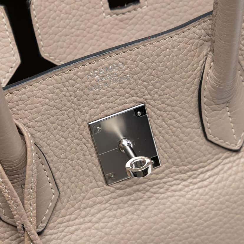 Hermès Togo Birkin Retourne 35 Brown Leather Fair condition - Box View