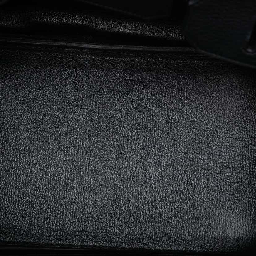 Hermès Togo Birkin Retourne 30 Blue Leather Good condition - Model View