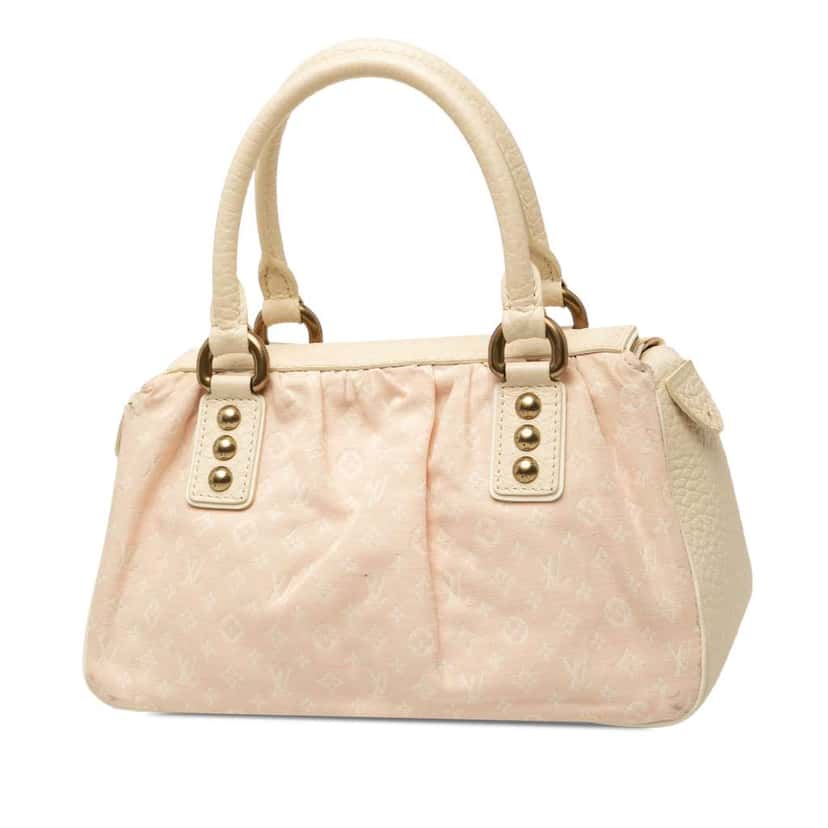 Louis Vuitton Monogram Mini Lin Trapeze PM Pink Canvas Good condition - Back View