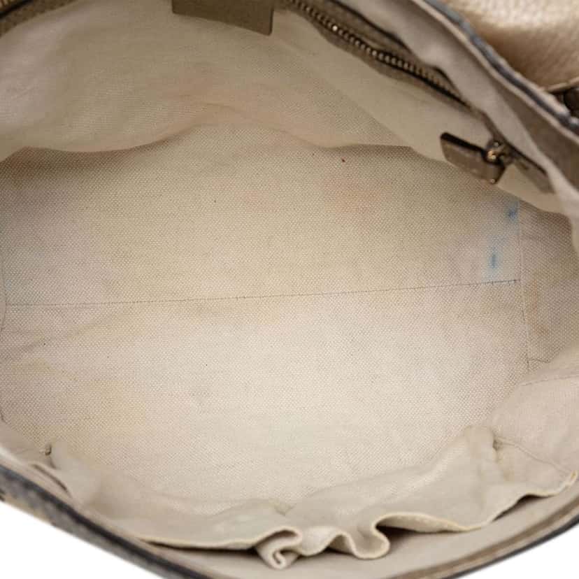 Gucci GG Canvas Bella Flap Satchel Brown Canvas Good condition - Model View