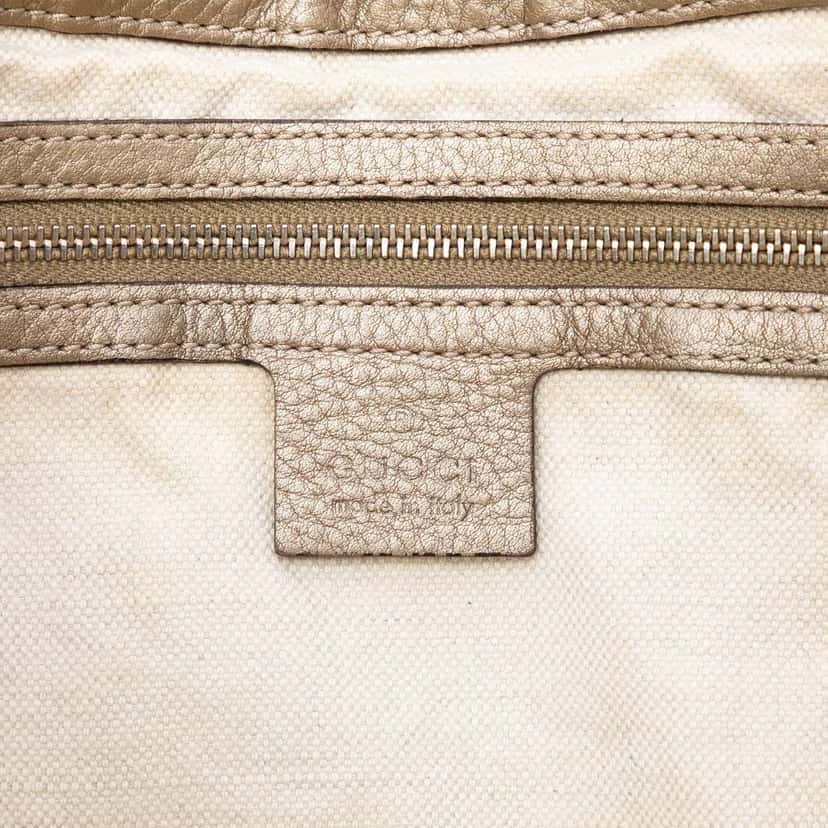 Gucci GG Canvas Bella Flap Satchel Brown Canvas Good condition - Box View