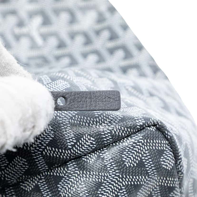 Goyard Goyardine Saint Louis PM Grey Canvas Good condition - Box View