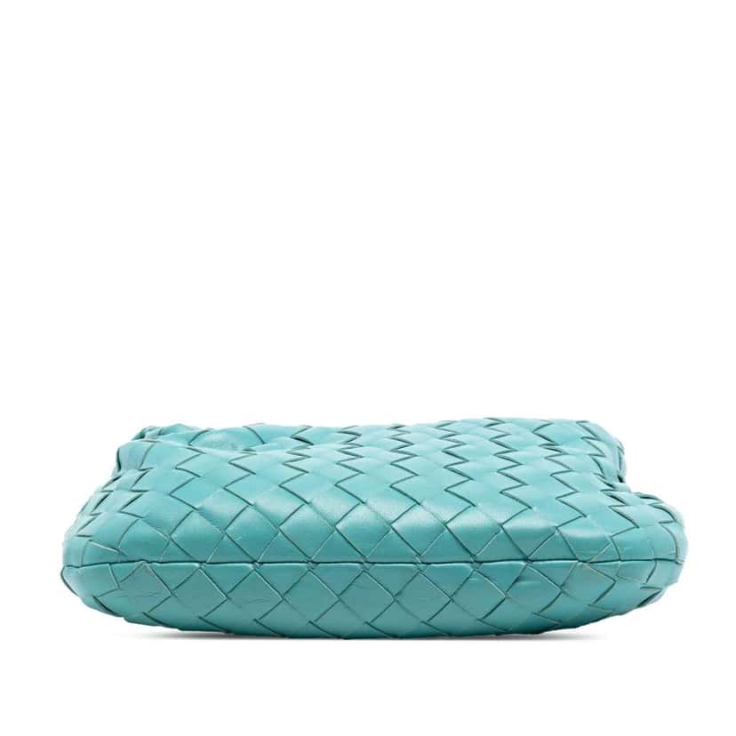 Bottega Veneta Mini Nappa Intrecciato Jodie Blue Leather Very good condition - Inside View