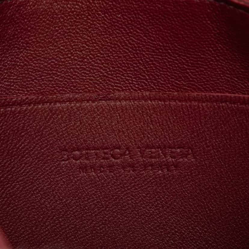 Bottega Veneta Candy Nappa Intrecciato Cassette Crossbody Red Leather Good condition - Box View