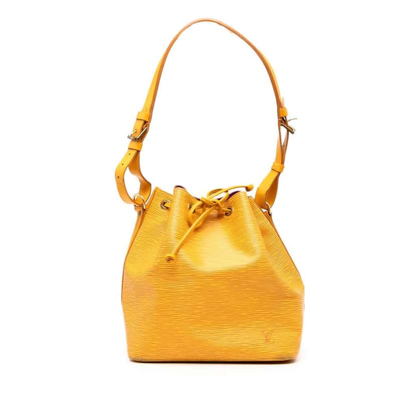 Louis Vuitton Epi Petit Noe Yellow Leather Good condition - Front View