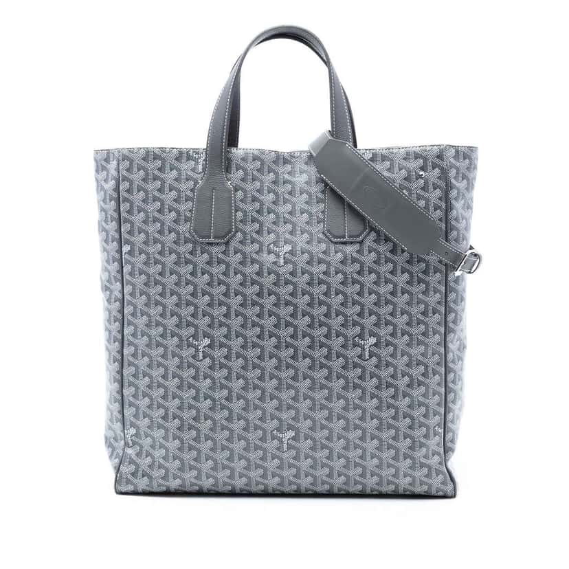 Goyard Goyardine Voltaire Grey Canvas Very good condition - Front View