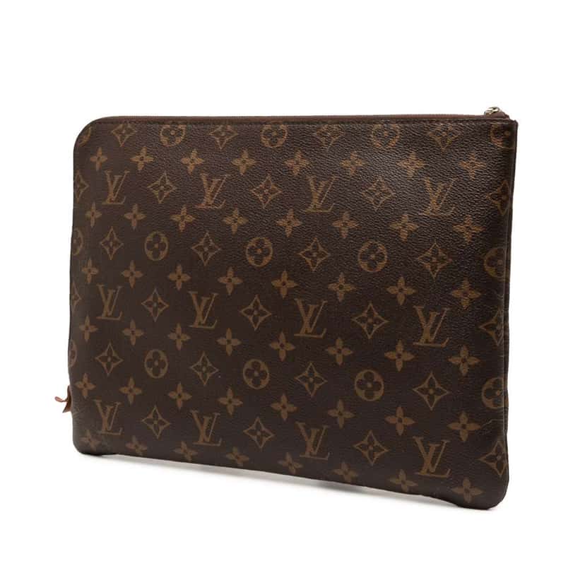 Louis Vuitton Monogram Etui Voyage MM Brown Good condition - Back View