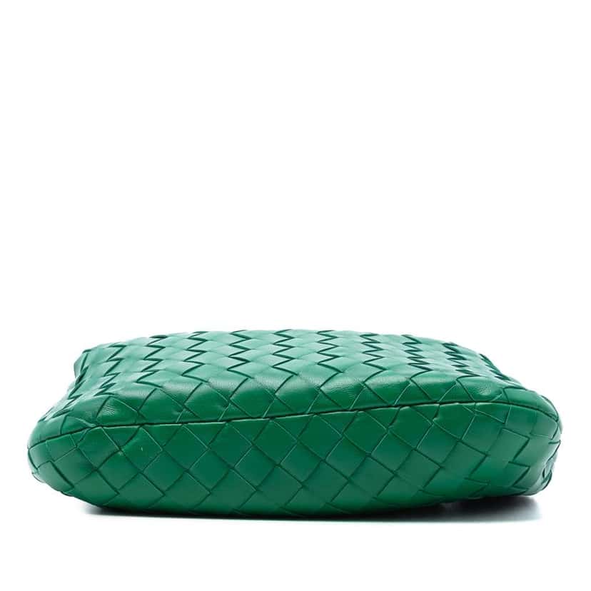 Bottega Veneta Mini Nappa Intrecciato Jodie Green Leather Good condition - Inside View