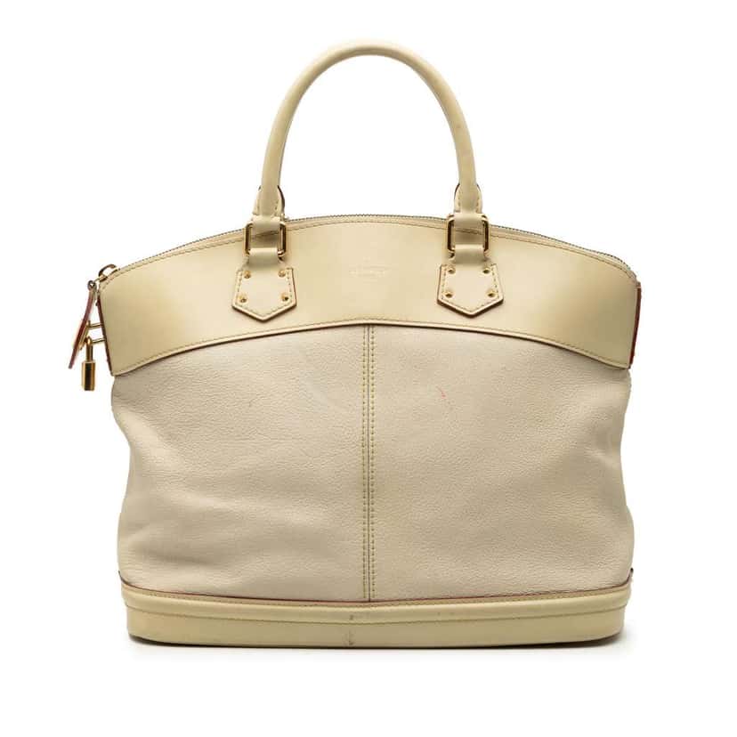 Louis Vuitton Suhali Lockit MM Brown Leather Very good condition - Front View